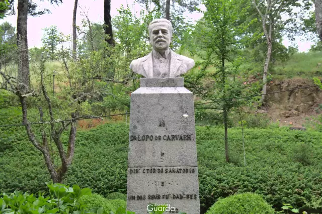 Busto de Dr. Lopo de Carvalho - Parque da Saúde (foto de 2020)