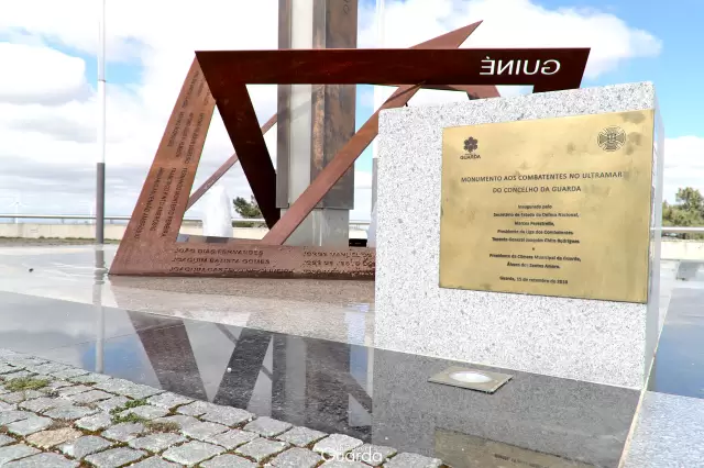 Monumento aos Combatentes no Ultramar do Concelho da Guarda (foto de 2021)