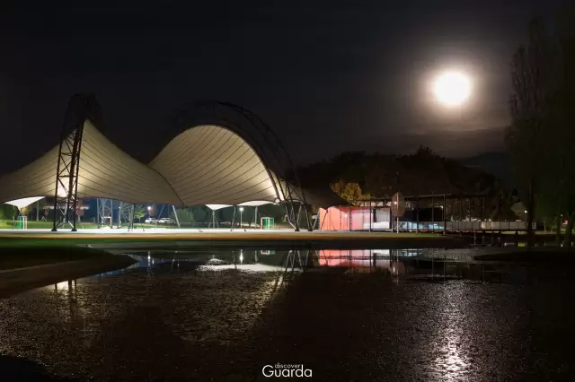 Parque Urbano do Rio Diz - Super Lua (foto de 2020)